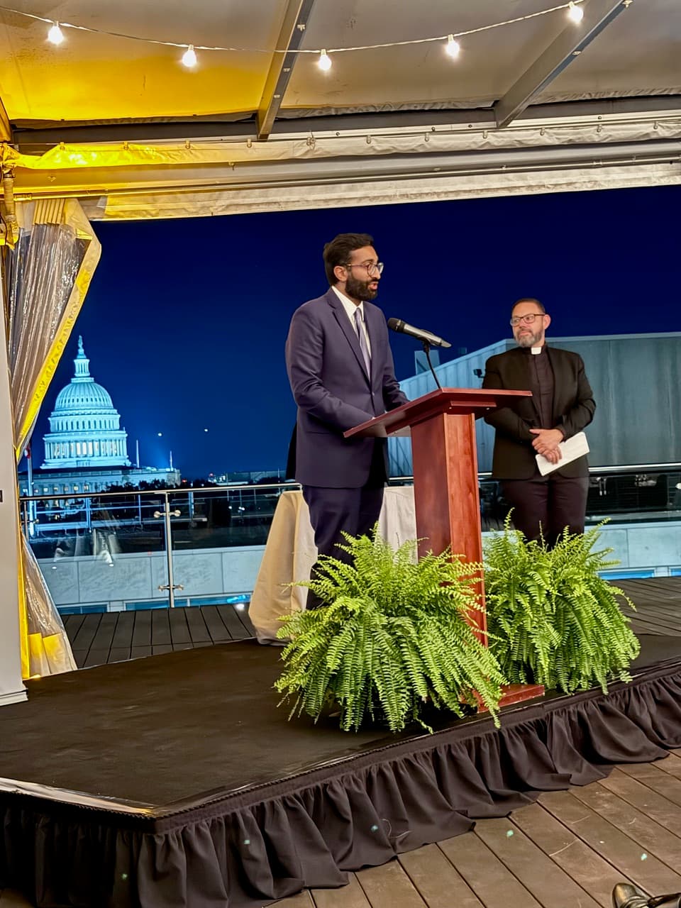 Devan Patel at Ethics in AI Award Dinner